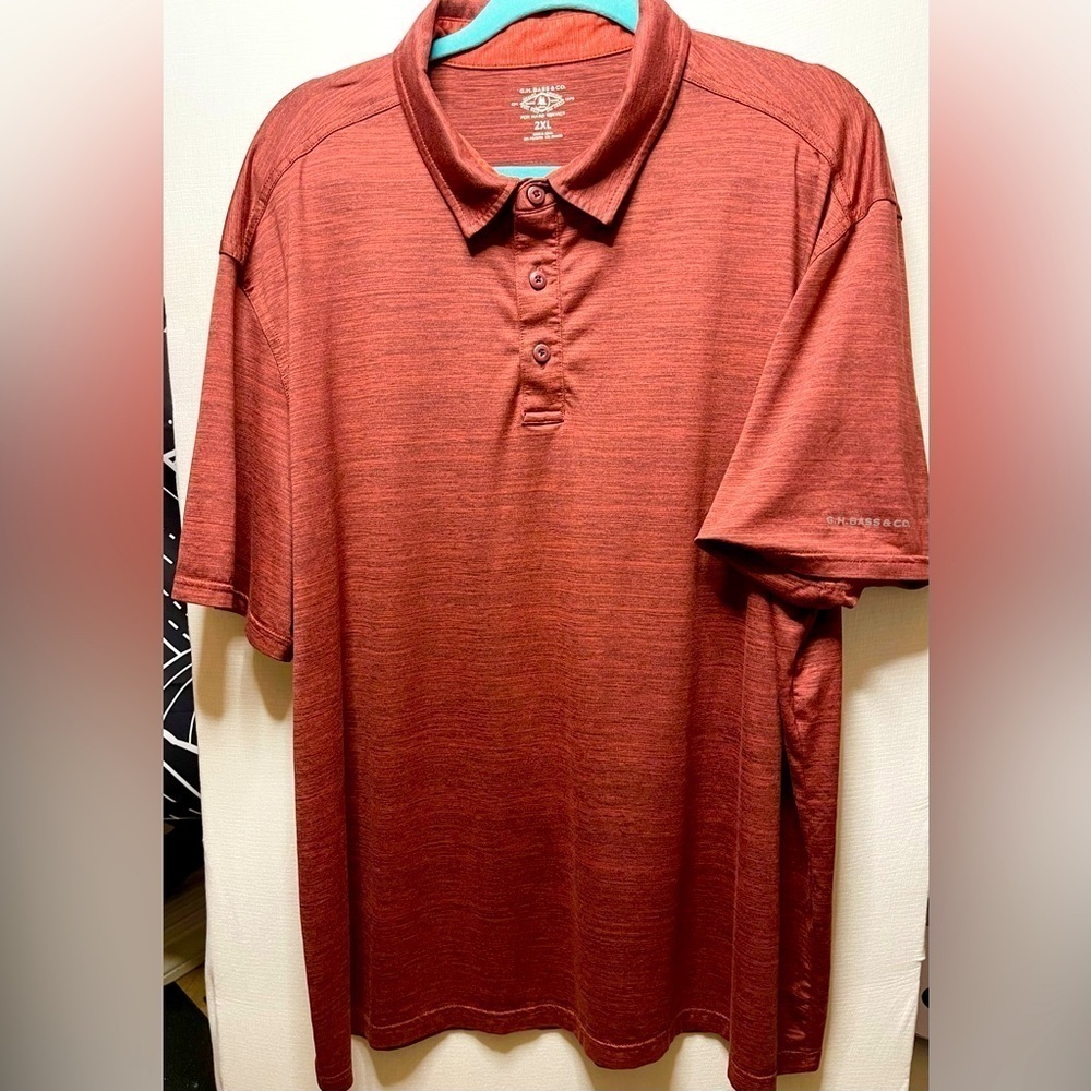 G.H. Bass & Co Men's Short Sleeve Polo | 2XL